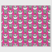 Panda Kinderen Cadeaupapier (Vlak)