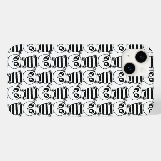 Panda Kinderen Case-Mate iPhone Case (Achterkant (horizontaal))