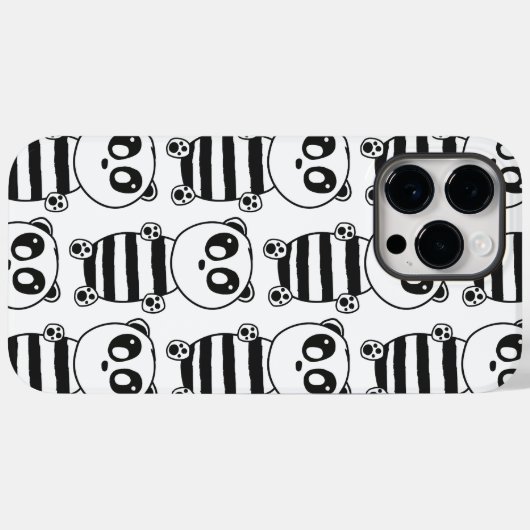 Panda Kinderen Case-Mate iPhone Case (Achterkant (horizontaal))