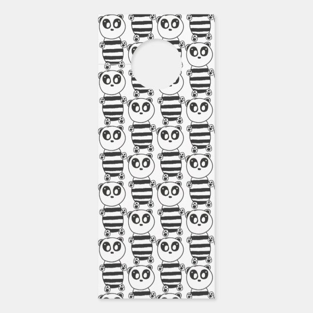 Panda Kinderen Deurhanger (Voorkant)