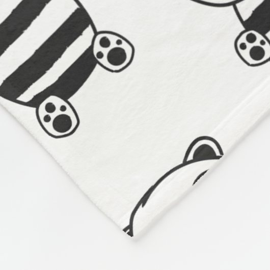 Panda Kinderen Fleece Deken (Hoek)