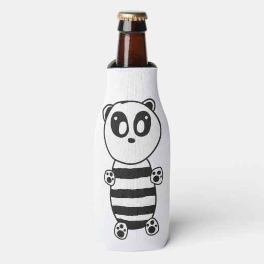 Panda Kinderen Flesjeskoeler (Fles Voorkant)