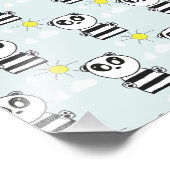 Panda Kinderen Foto Afdruk (Hoek)