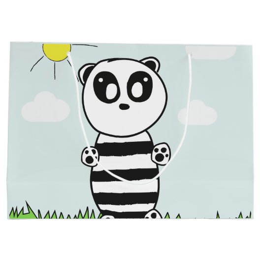 Panda Kinderen Groot Cadeauzakje (Achterkant)