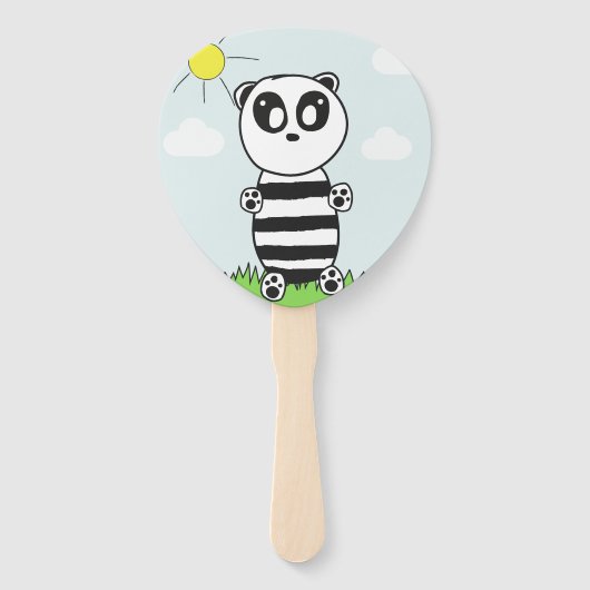 Panda Kinderen Handwaaier (Achterkant)