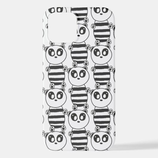 Panda Kinderen iPhone Hoesje (Achterkant)