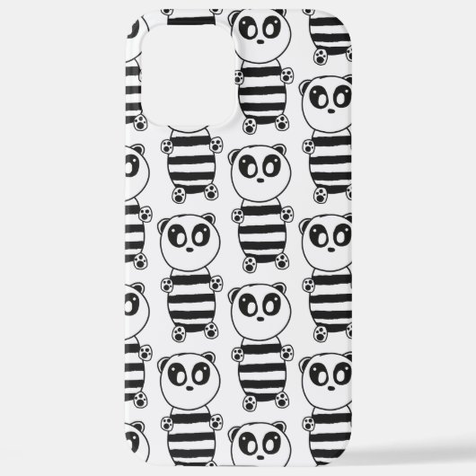 Panda Kinderen iPhone Hoesje (Achterkant)