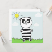 Panda Kinderen Kaart (Voorkant / Achterkant in situ)