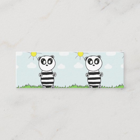 Panda Kinderen Klantenkaartje (Voorkant)