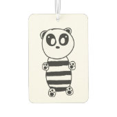 Panda Kinderen Luchtverfrisser (Achterkant)