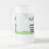 Panda Kinderen Matglas Bierpul (Voorkant links)