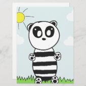 Panda Kinderen Menu (Voorkant / Achterkant)