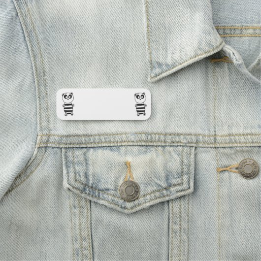 Panda Kinderen Naamplaatje (In situ)