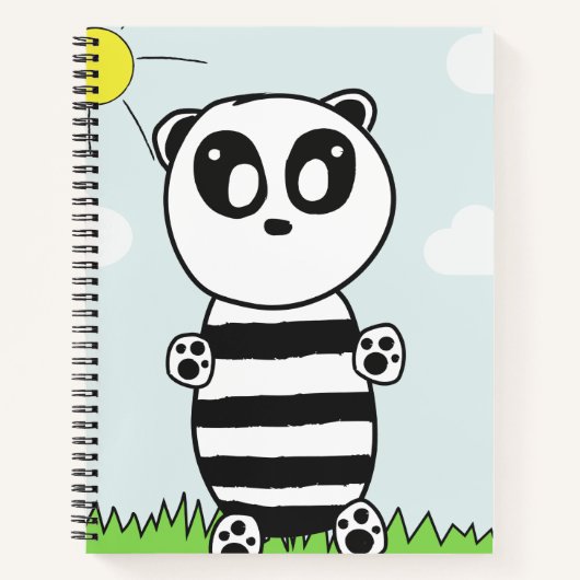 Panda Kinderen  Notitieboek (Voorkant)