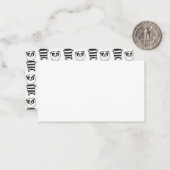 Panda Kinderen Notitiekaartje (Voorkant / Achterkant in situ)