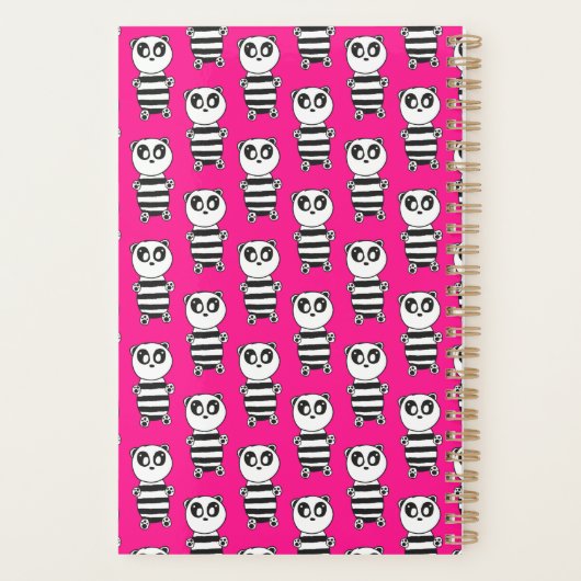Panda Kinderen Planner (Achterkant)