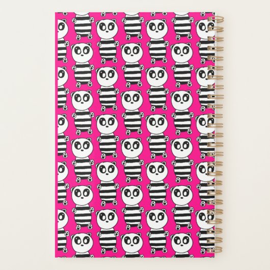 Panda Kinderen Planner (Achterkant)
