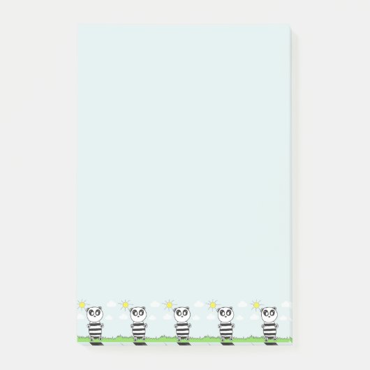 Panda Kinderen  Post-it® Notes (Voorkant)
