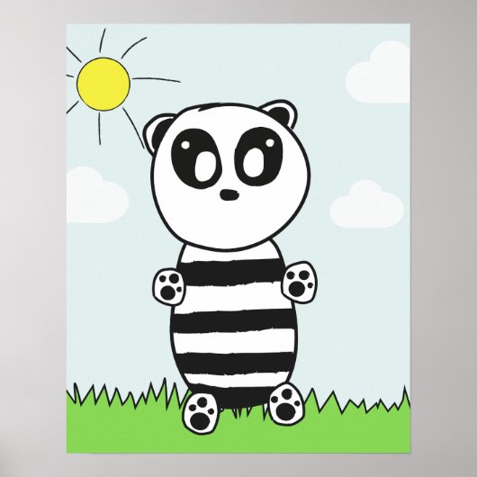 Panda Kinderen Poster (Voorkant)