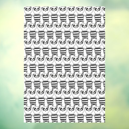 Panda Kinderen Raamsticker (Vel 3)