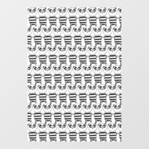 Panda Kinderen Raamsticker