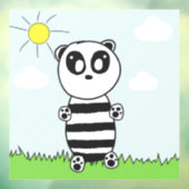 Panda Kinderen Raamsticker (Vel 3)