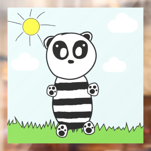 Panda Kinderen Raamsticker (Vel 2)