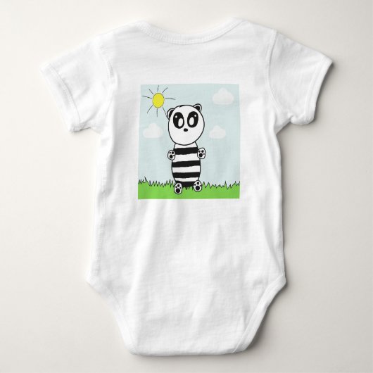 Panda Kinderen Romper (Achterkant)