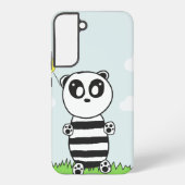 Panda Kinderen Samsung Galaxy Hoesje (Achterkant)