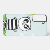 Panda Kinderen Samsung Galaxy Hoesje (Achterkant horizontaal)
