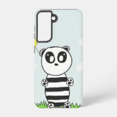 Panda Kinderen Samsung Galaxy Hoesje (Achterkant)