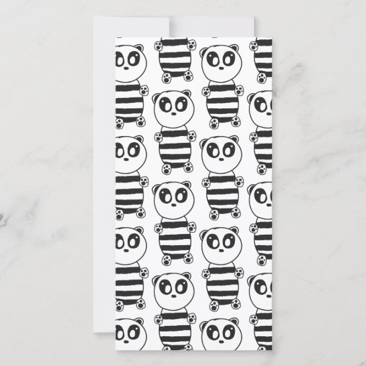 Panda Kinderen Save The Date (Voorkant)