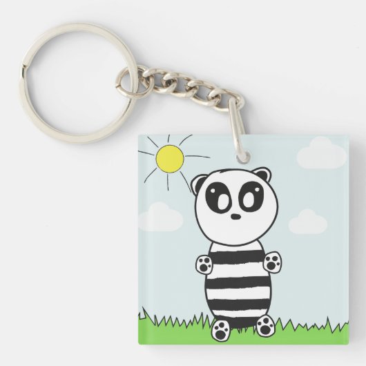 Panda Kinderen Sleutelhanger (Voorkant)