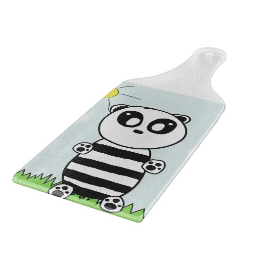 Panda Kinderen Snijplank (Hoek)