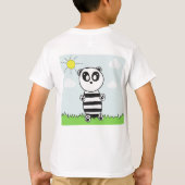 Panda Kinderen T-shirt (Achterkant)