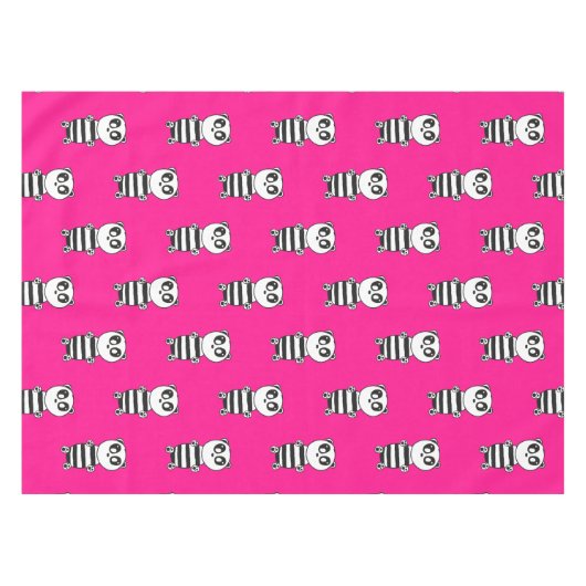 Panda Kinderen Tafelkleed (Voorkant (Horizontaal))