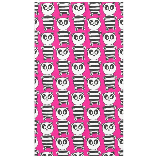 Panda Kinderen Tafelkleed (Voorkant)