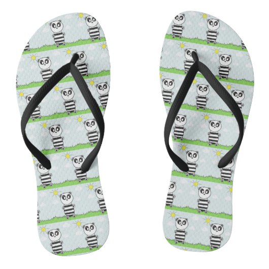 Panda Kinderen Teenslippers (Voetbed)