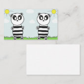 Panda Kinderen Visitekaartje (Voorkant / Achterkant)