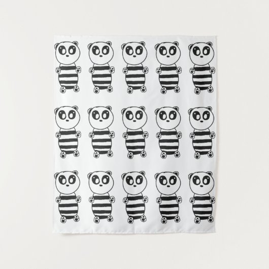 Panda Kinderen Wandkleed (Voorkant)