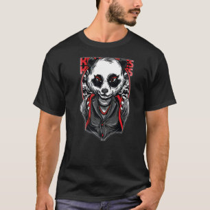 Panda Klauw Sterke Ogen Krijger Jager Grote Kat He T-shirt