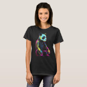 Panda Kleurrijk Dier Panda 2 T-shirt (Voorkant volledig)