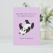 Panda Klutz Birthday Card (Staand voorkant)