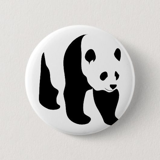Panda! Knoop Ronde Button 5,7 Cm (Voorkant)