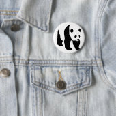 Panda! Knoop Ronde Button 5,7 Cm (In situ)
