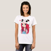 Panda Knuffels & Dieprode Dromen T-shirt (Voorkant volledig)