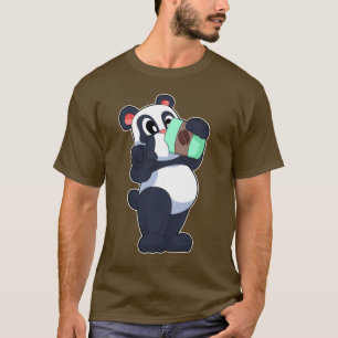 Panda koffiekopje t-shirt