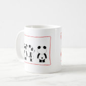panda koffiemok (Voorkant links)