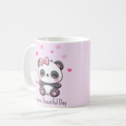 Panda  koffiemok (Voorkant links)