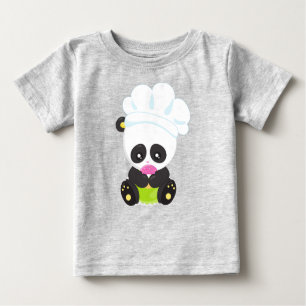 Panda koken, Panda bakken, Panda met Donut